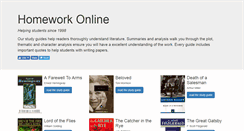 Desktop Screenshot of homework-online.com